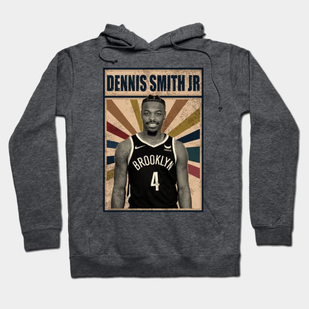 Brooklyn Nets Dennis Smith Jr Hoodie by RobinaultCoils